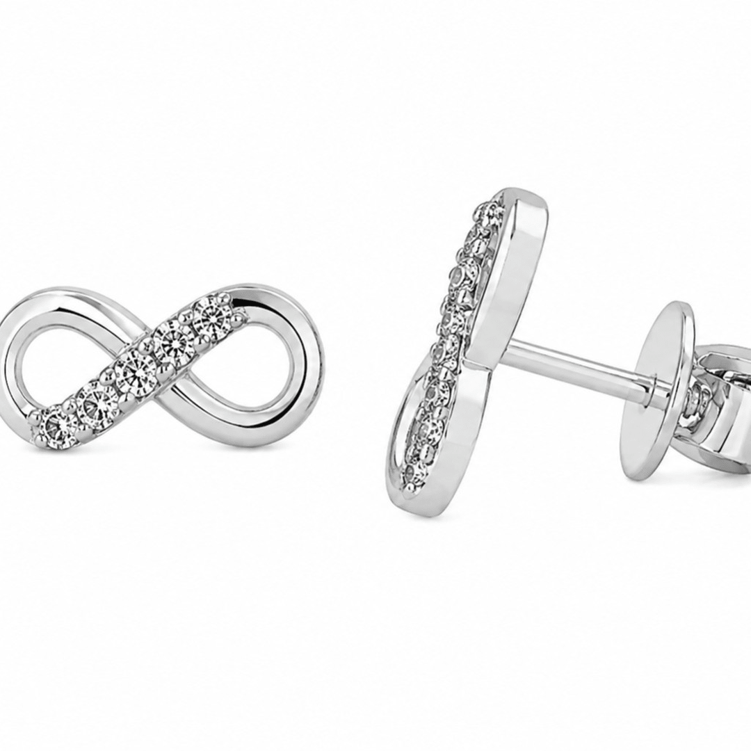 Diamond Infinity Studs - Ministry of Gems®EarringsMinistry of Gems®