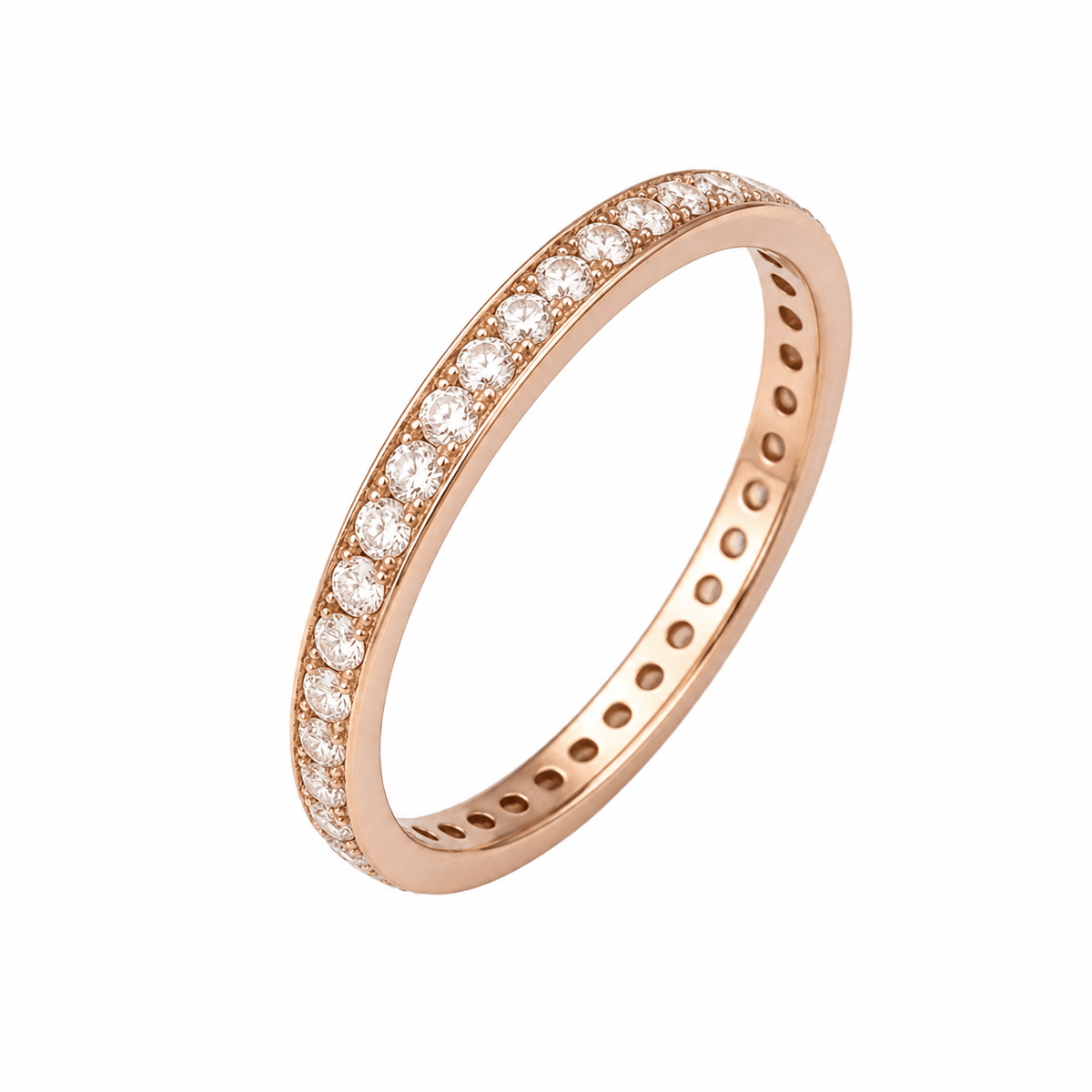 Diamond Pavé Full Eternity Wedding Band - Ministry of Gems®RingMinistry of Gems®