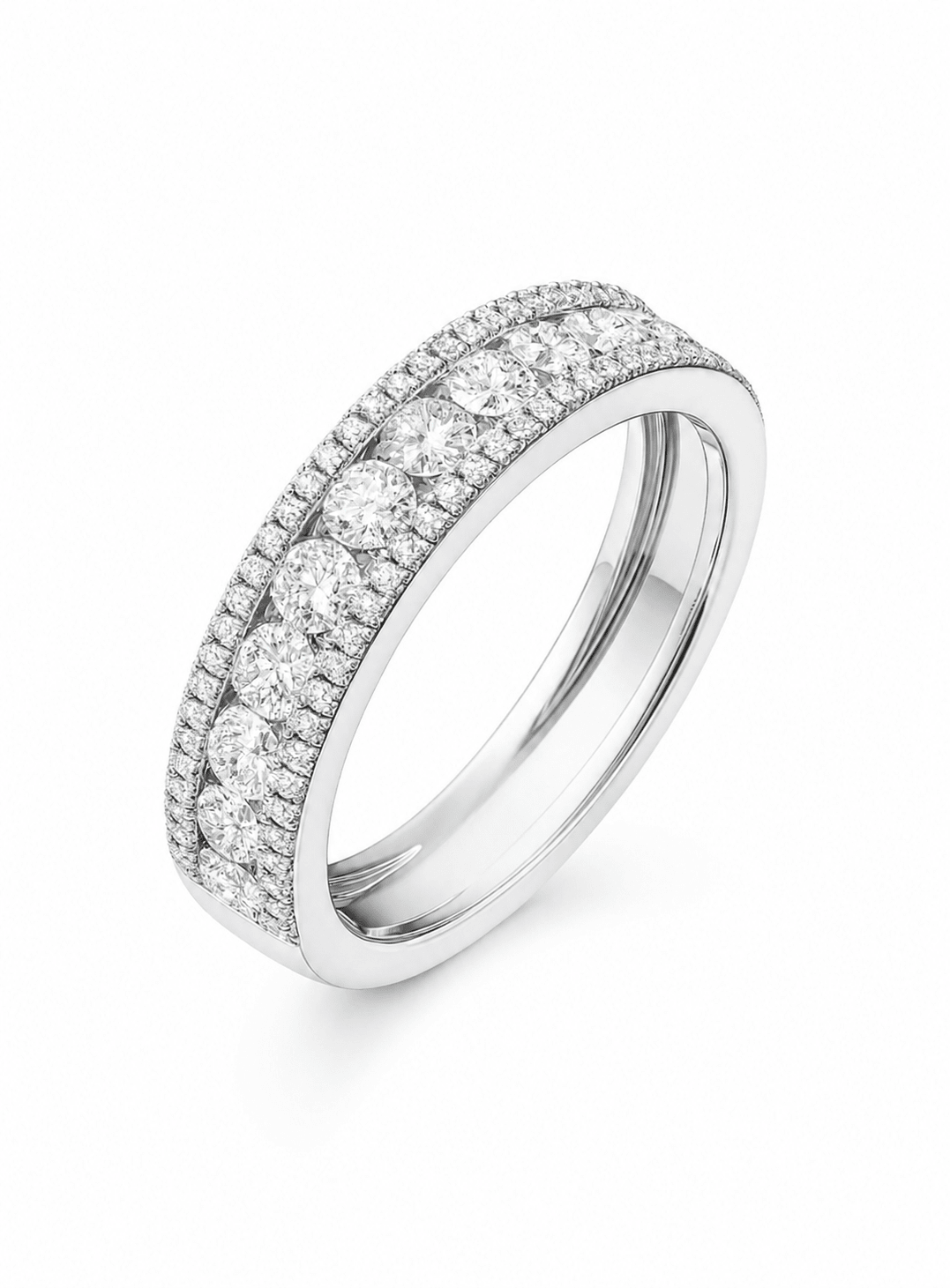 Diamond Pavé Gold Band - Ministry of Gems®RingMinistry of Gems®