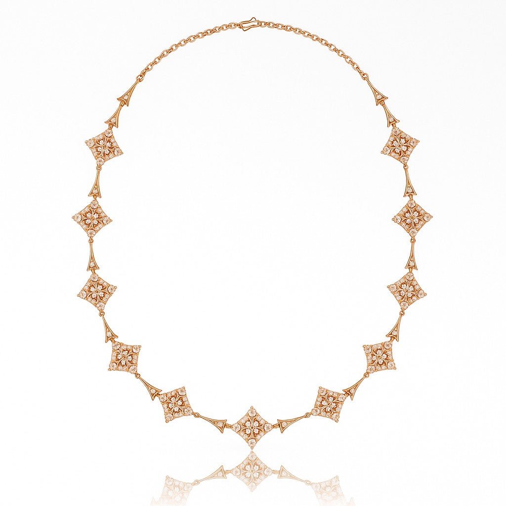 Diamond Star Station Collar Necklace - Ministry of Gems®NecklaceMinistry of Gems®