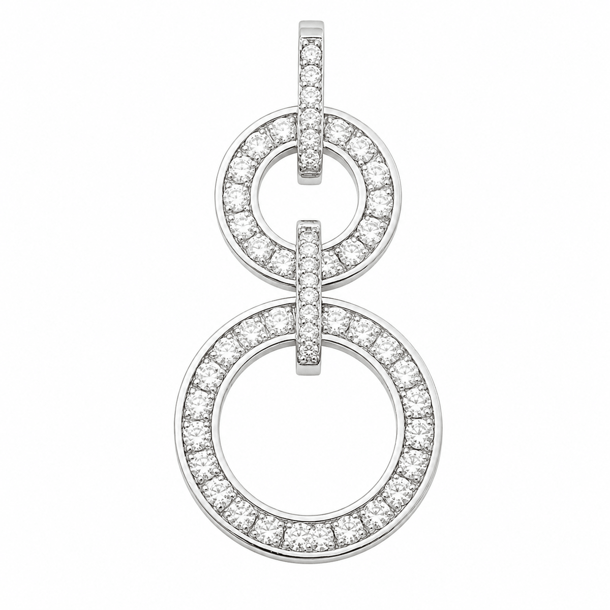 Double Circle Diamond Pendant - Ministry of Gems®PendantMinistry of Gems®