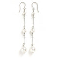 Double Pearl Chain Drop Earrings - Ministry of Gems®EarringsMinistry of Gems®