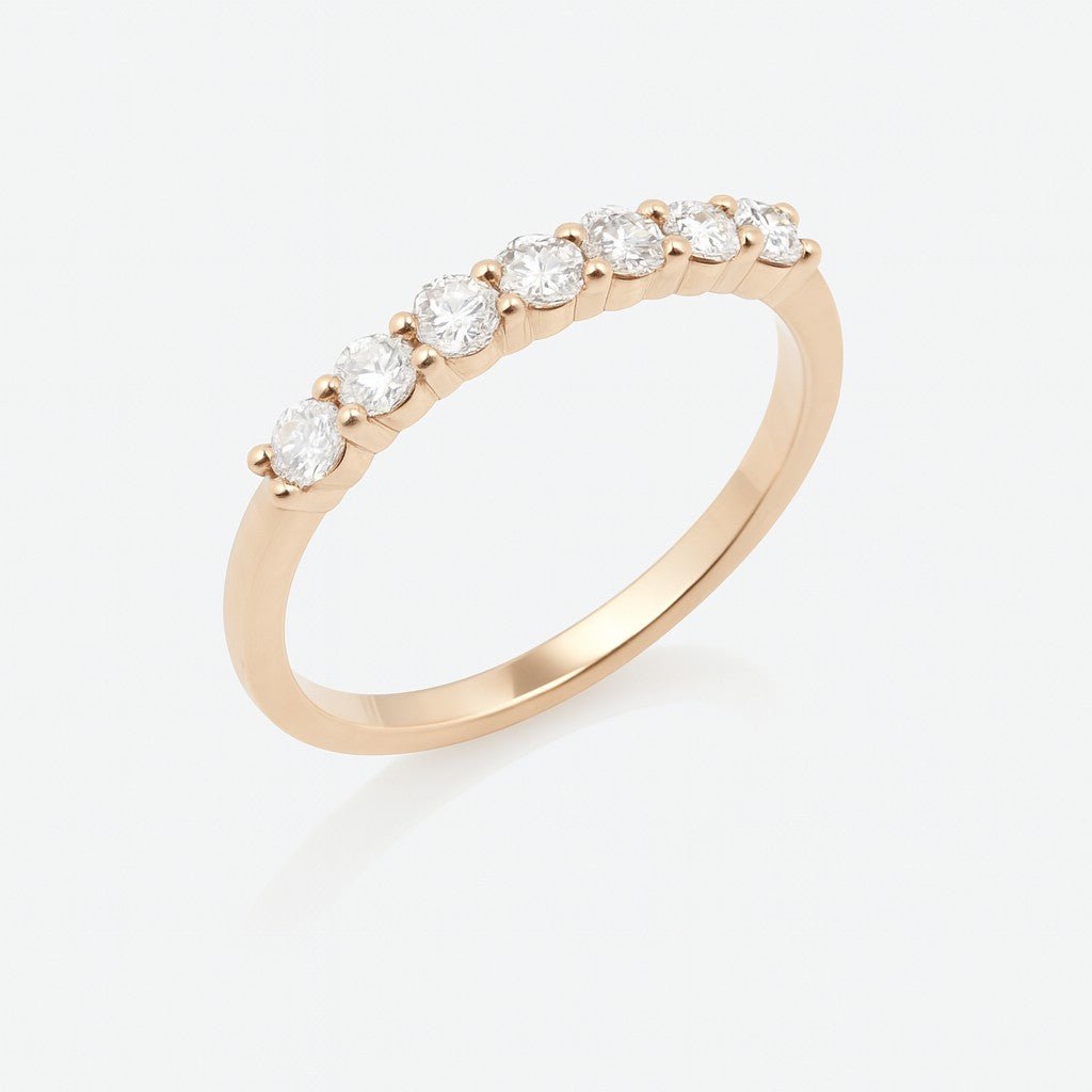 Gemstone Half-Eternity Stacking Ring - Ministry of Gems®RingMinistry of Gems®