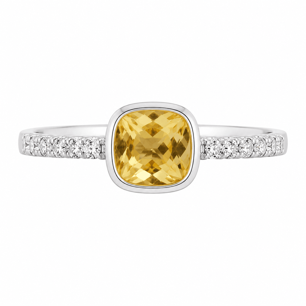 Lemon Quartz Bezel Ring - Ministry of Gems®RingMinistry of Gems®