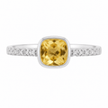 Lemon Quartz Bezel Ring - Ministry of Gems®RingMinistry of Gems®
