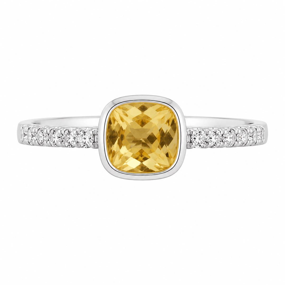 Lemon Quartz Bezel Ring - Ministry of Gems®RingMinistry of Gems®
