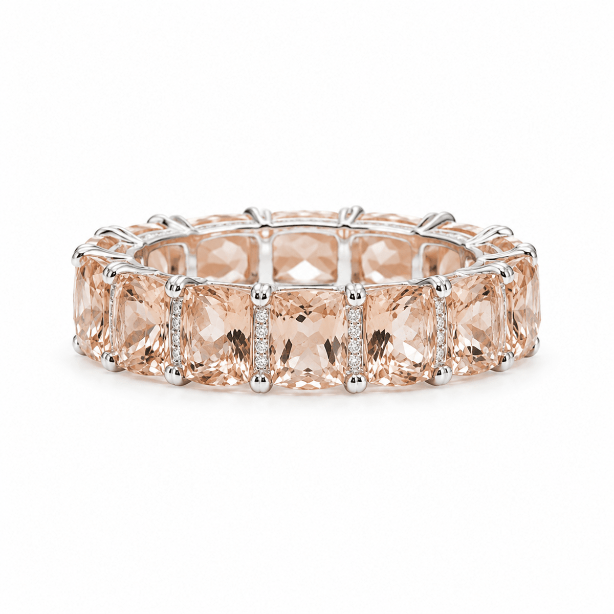 Morganite Band - Ministry of Gems®RingMinistry of Gems®