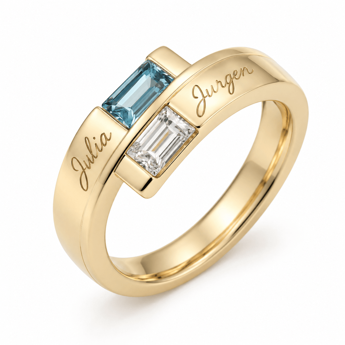 Multi-Gem Baguette Band - Ministry of Gems®RingMinistry of Gems®