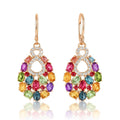 Multi-Gem Rainbow Chandelier Drop Earrings - Ministry of Gems®EarringsMinistry of Gems®