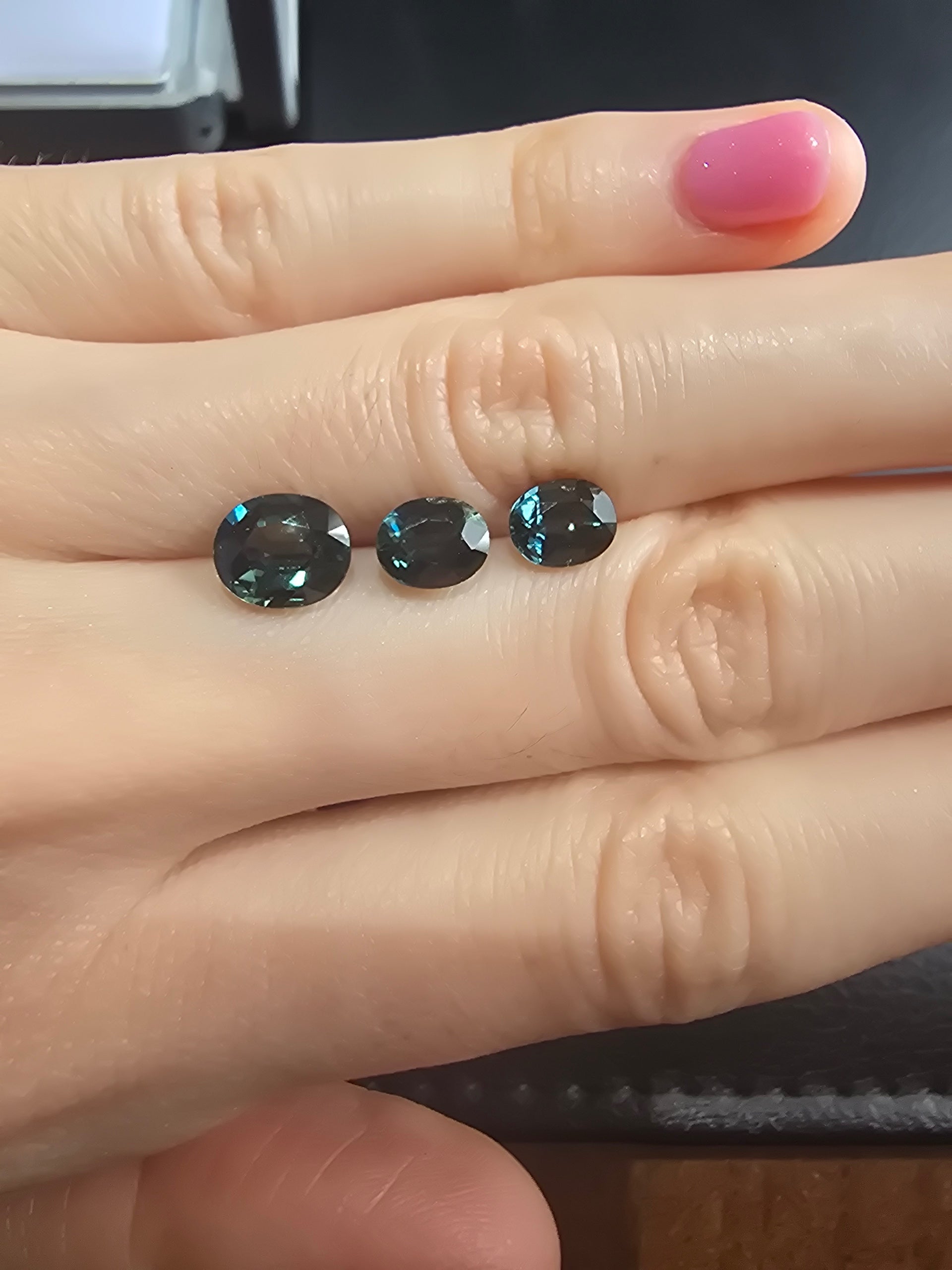 Australian Sapphires 3 Pcs Set 3.82 cts — Ministry of Gems
