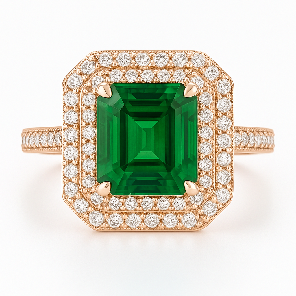 Timeless Elegance Tsavorite Diamond Ring — Ministry of Gems