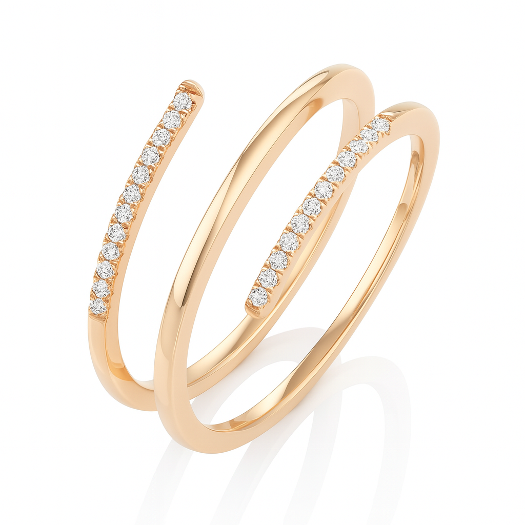 Volk Gold & Diamond Ring — Ministry of Gems