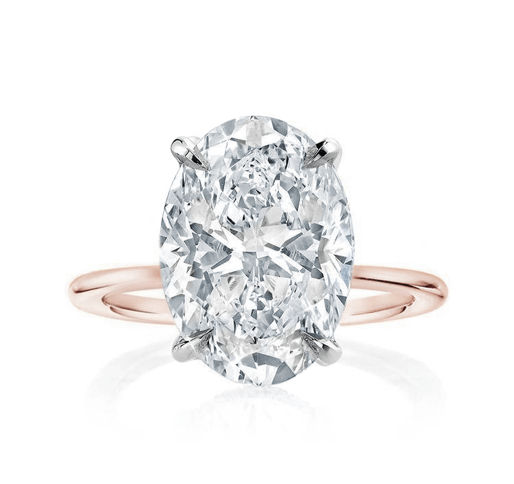 Oval Diamond Solitaire Engagement Ring - Ministry of Gems®RingMinistry of Gems®