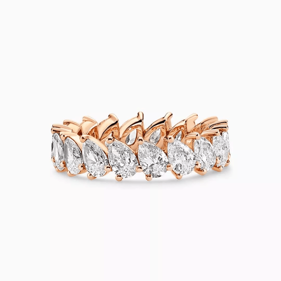 Pear Diamond Full Eternity Wedding Band - Ministry of Gems®RingMinistry of Gems®