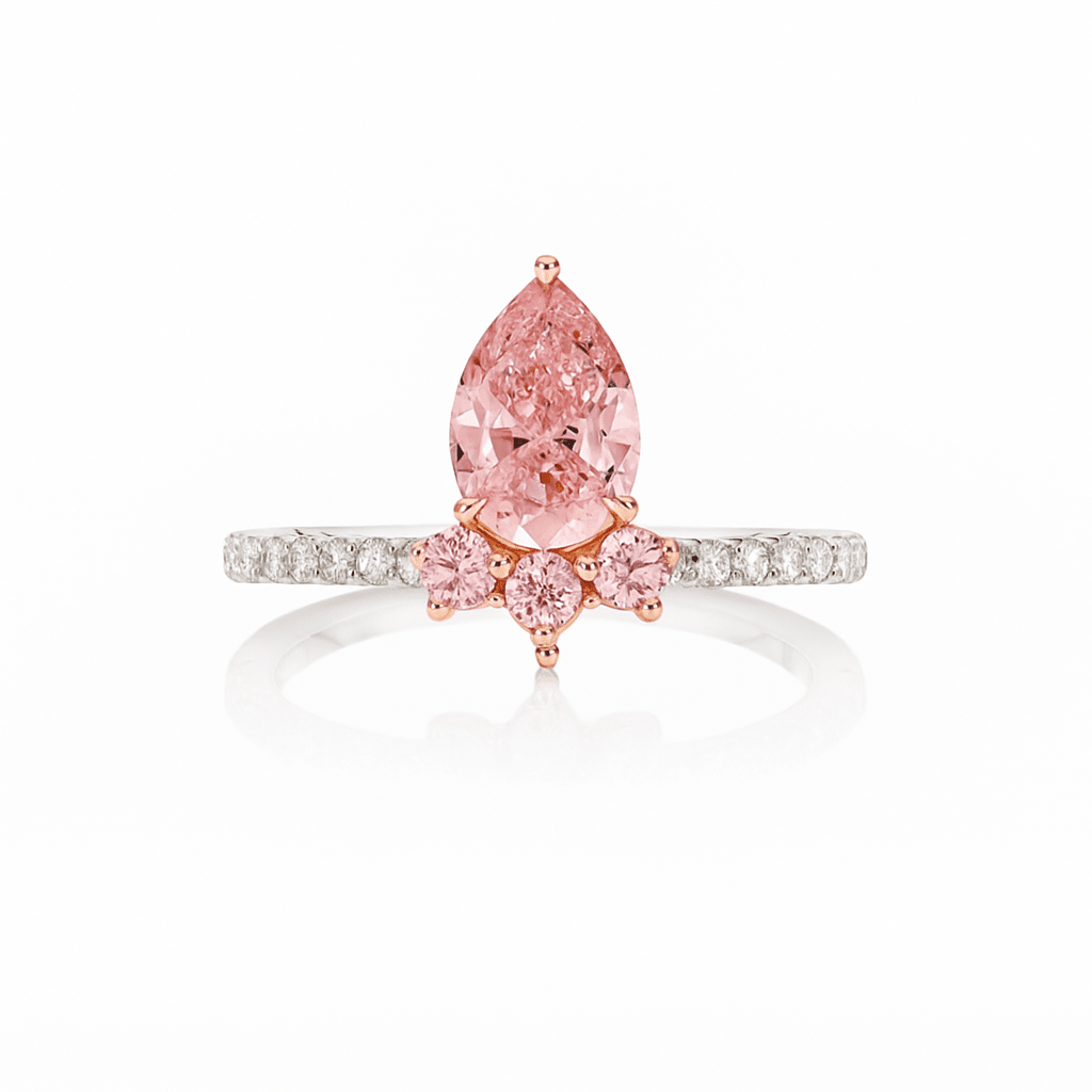 Pear Pink Diamond Ring - Ministry of Gems®RingMinistry of Gems®