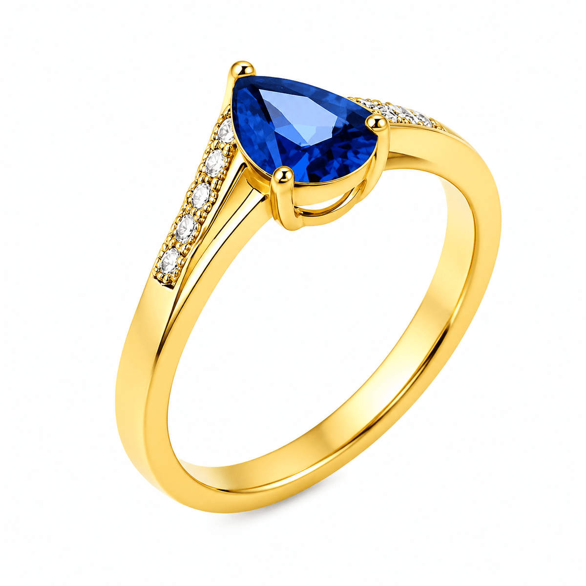 Pear Sapphire Crossover Ring - Ministry of Gems®RingMinistry of Gems®