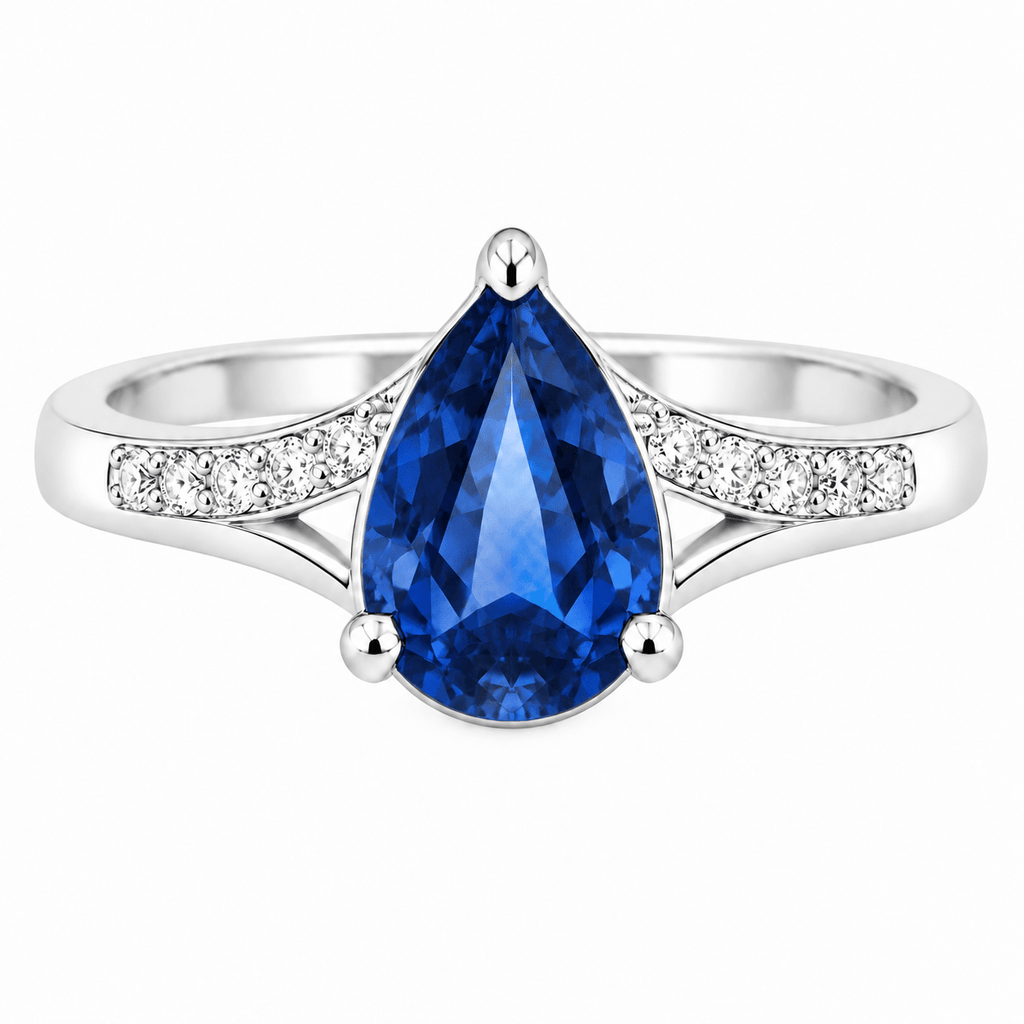 Pear Sapphire Crossover Ring - Ministry of Gems®RingMinistry of Gems®