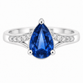 Pear Sapphire Crossover Ring - Ministry of Gems®RingMinistry of Gems®