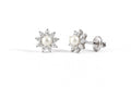 Pearl & Diamond Crown Studs - Ministry of Gems®EarringsMinistry of Gems®
