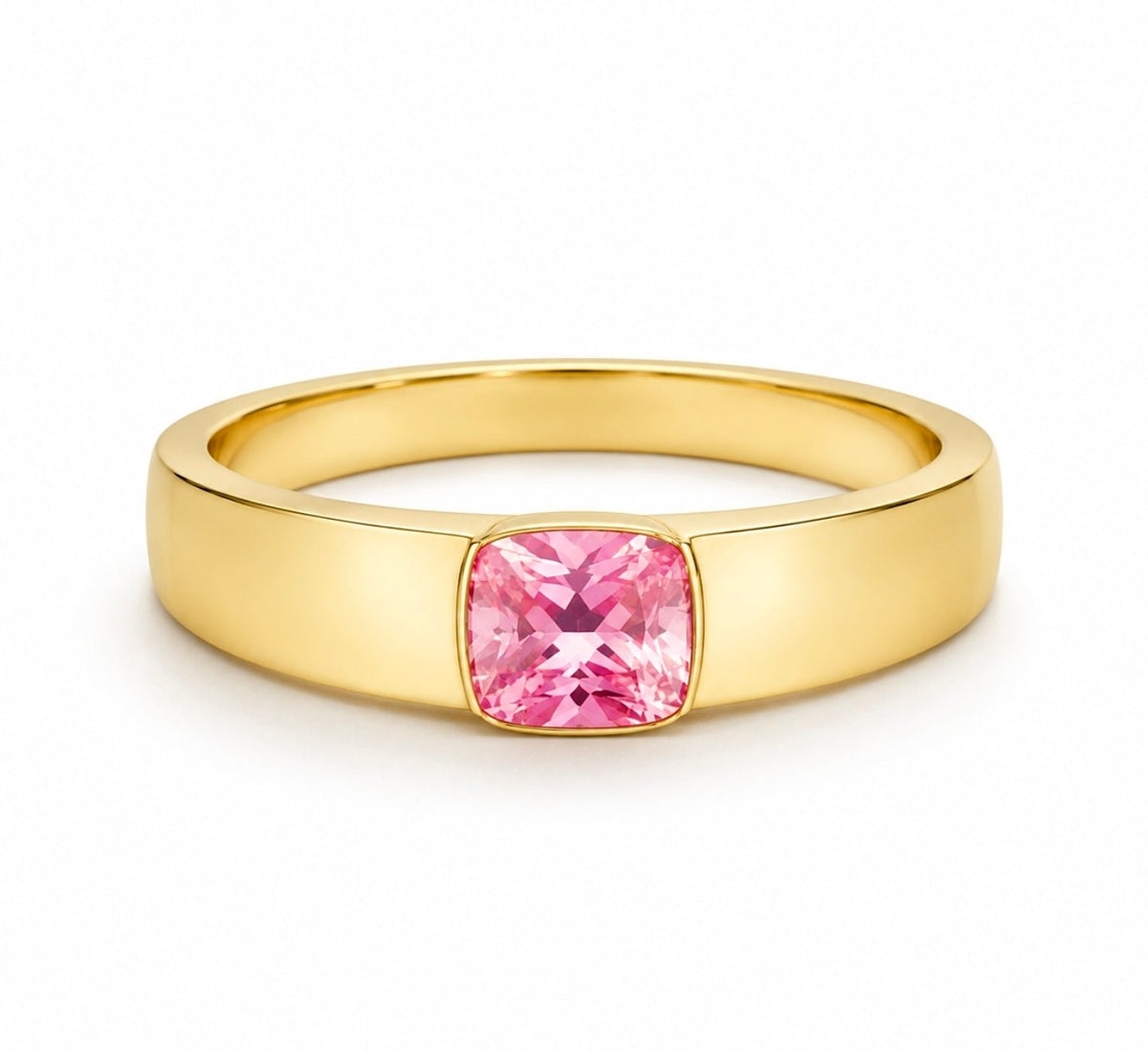Pink Spinel Golden Band - Ministry of Gems®RingMinistry of Gems®