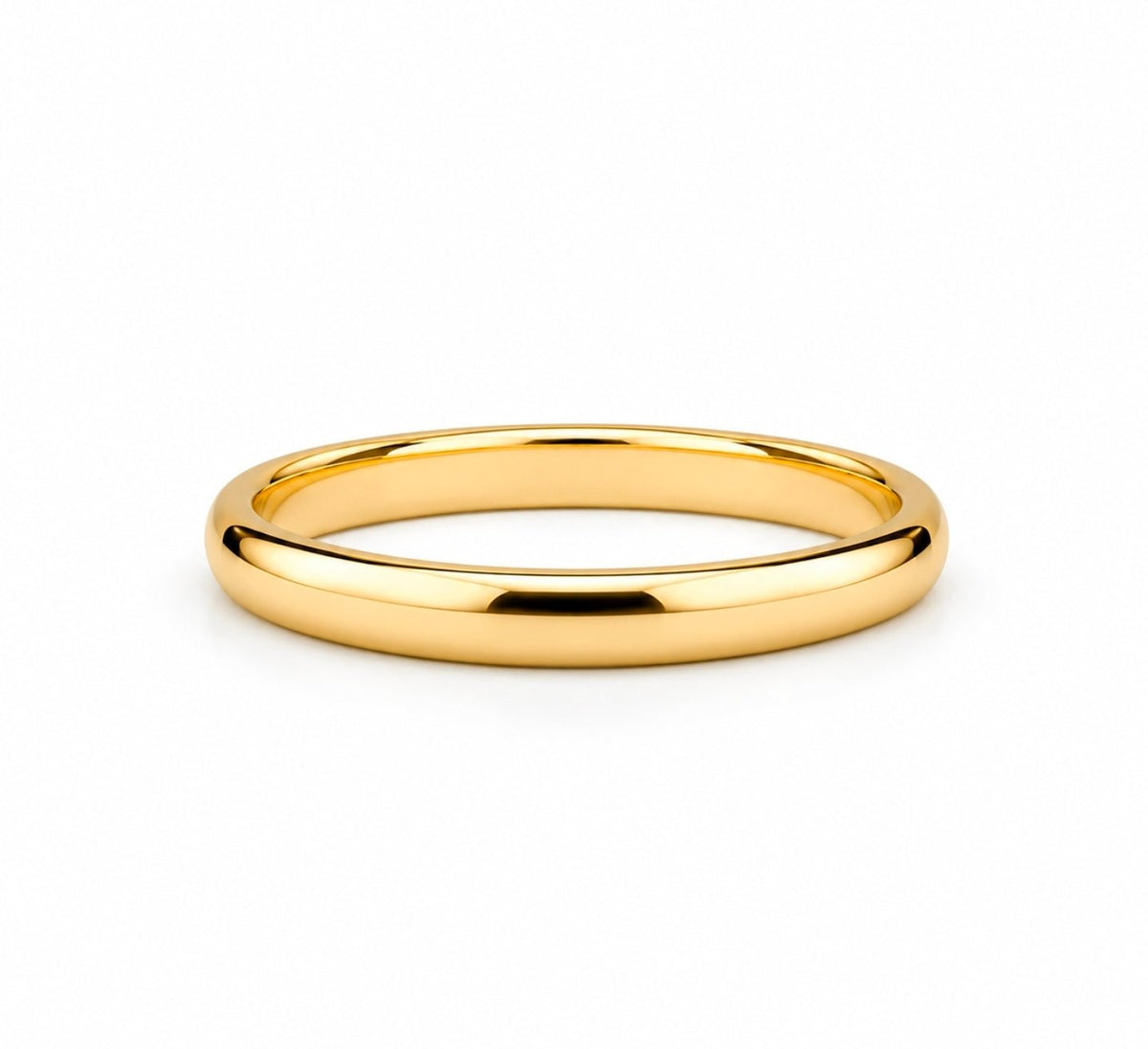 Polished Gold Wedding Band - Ministry of Gems®RingMinistry of Gems®