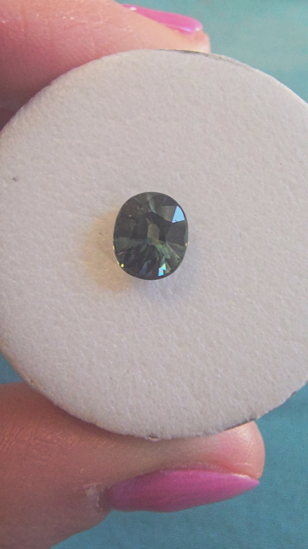 Blue-Yellow Parti Australian Sapphire 1.44ct Oval — Ministry of Gems
