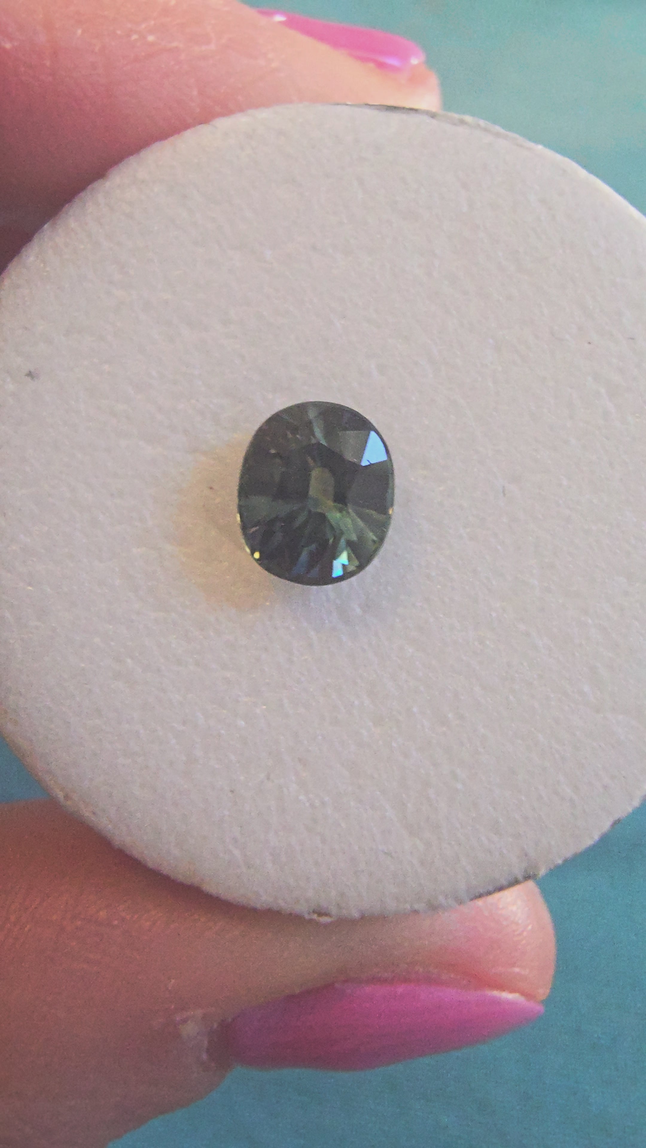 Blue-Yellow Parti Australian Sapphire 1.44ct Oval — Ministry of Gems