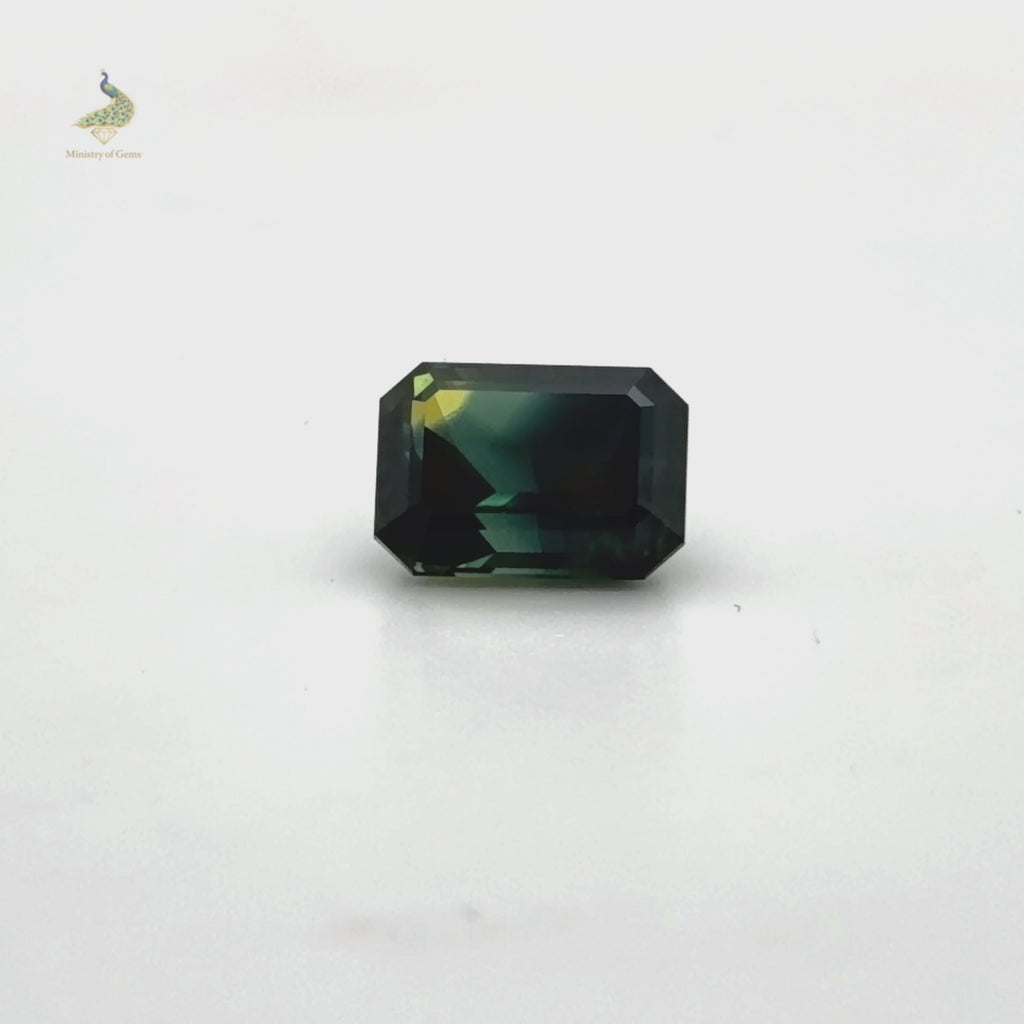 2.01ct Parti Sapphire Green/Yellow — Ministry of Gems