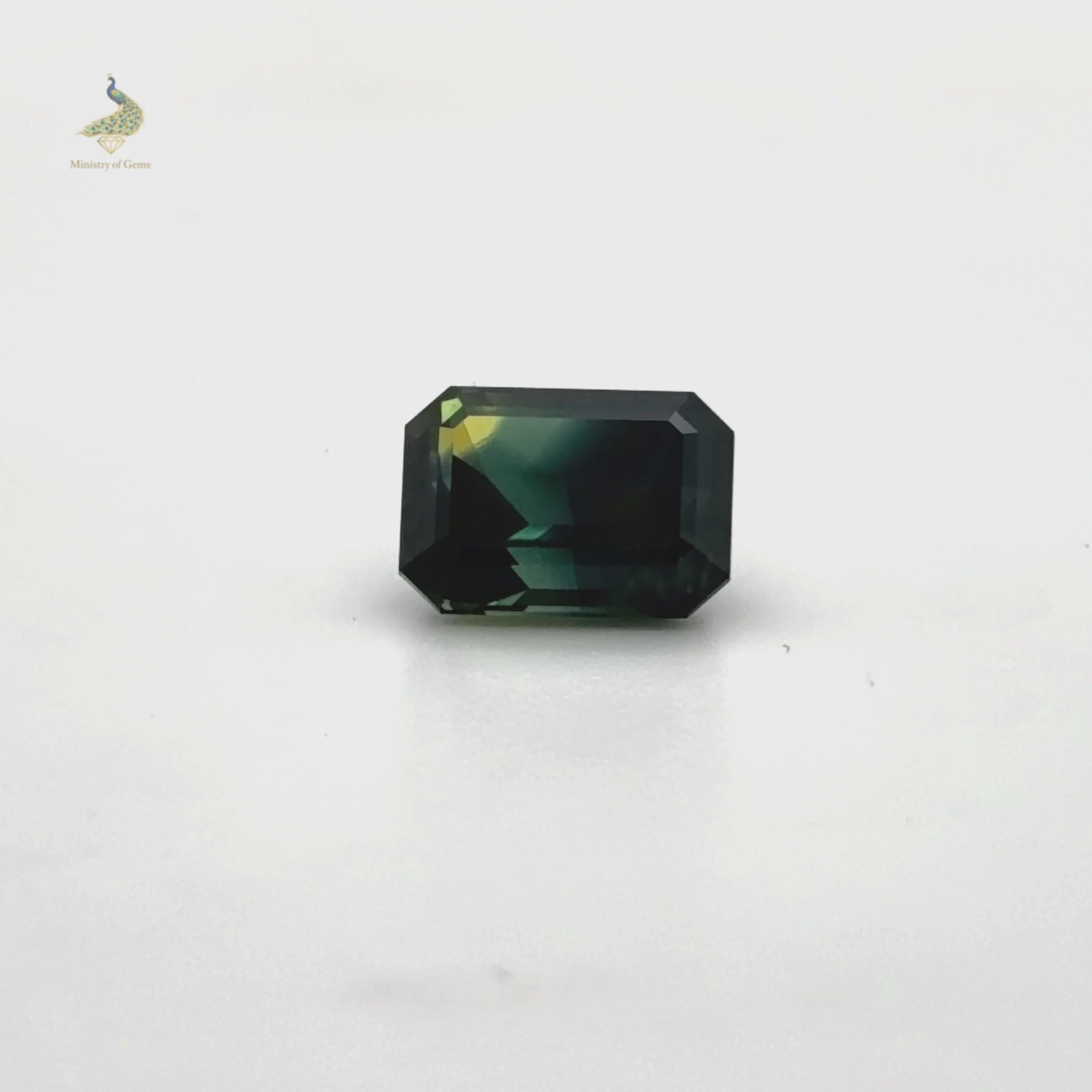 2.01ct Parti Sapphire Green/Yellow — Ministry of Gems