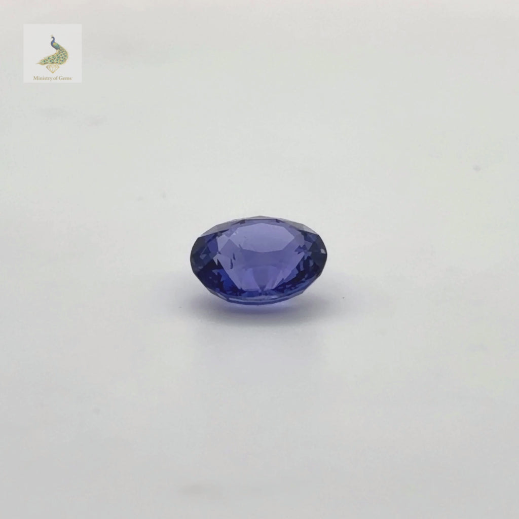 1.80ct Purple/Blue Oval Colour Changing Sapphire