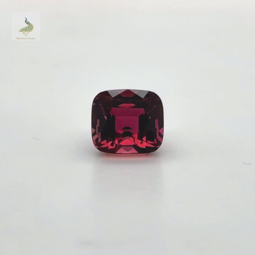 3.02ct Cushion Pink Tourmaine