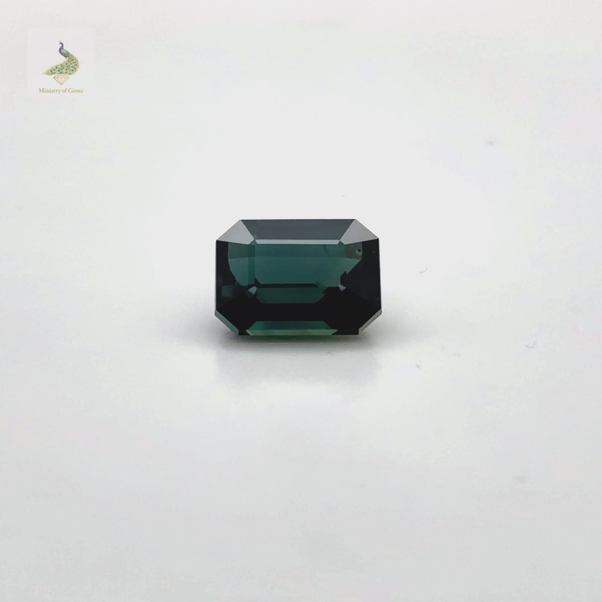 2.25ct Emerald Cut Blue Teal Sapphire - Loose Gem