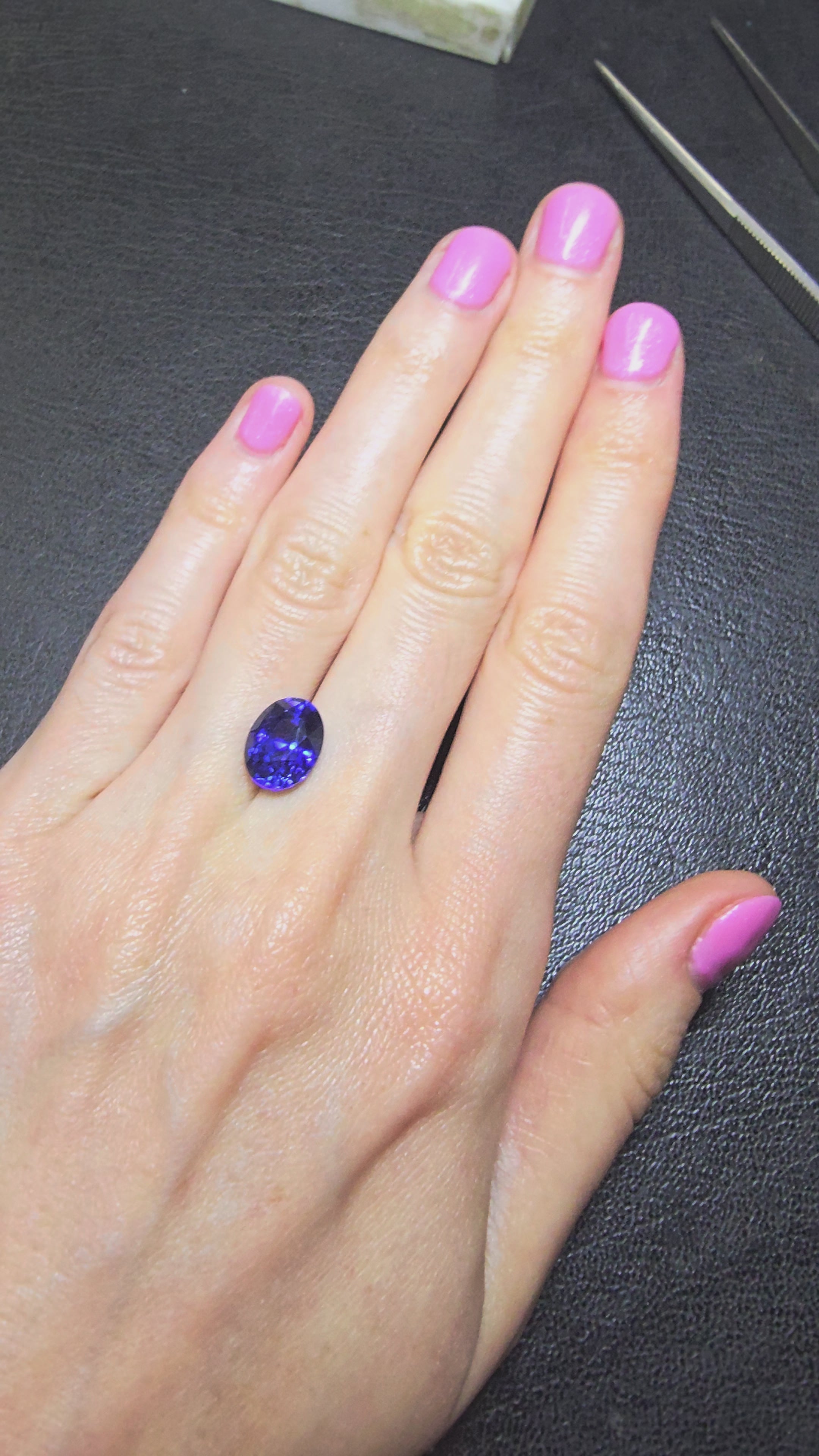 Royal Blue Ceylon Sapphire 3.44ct Oval — Ministry of Gems