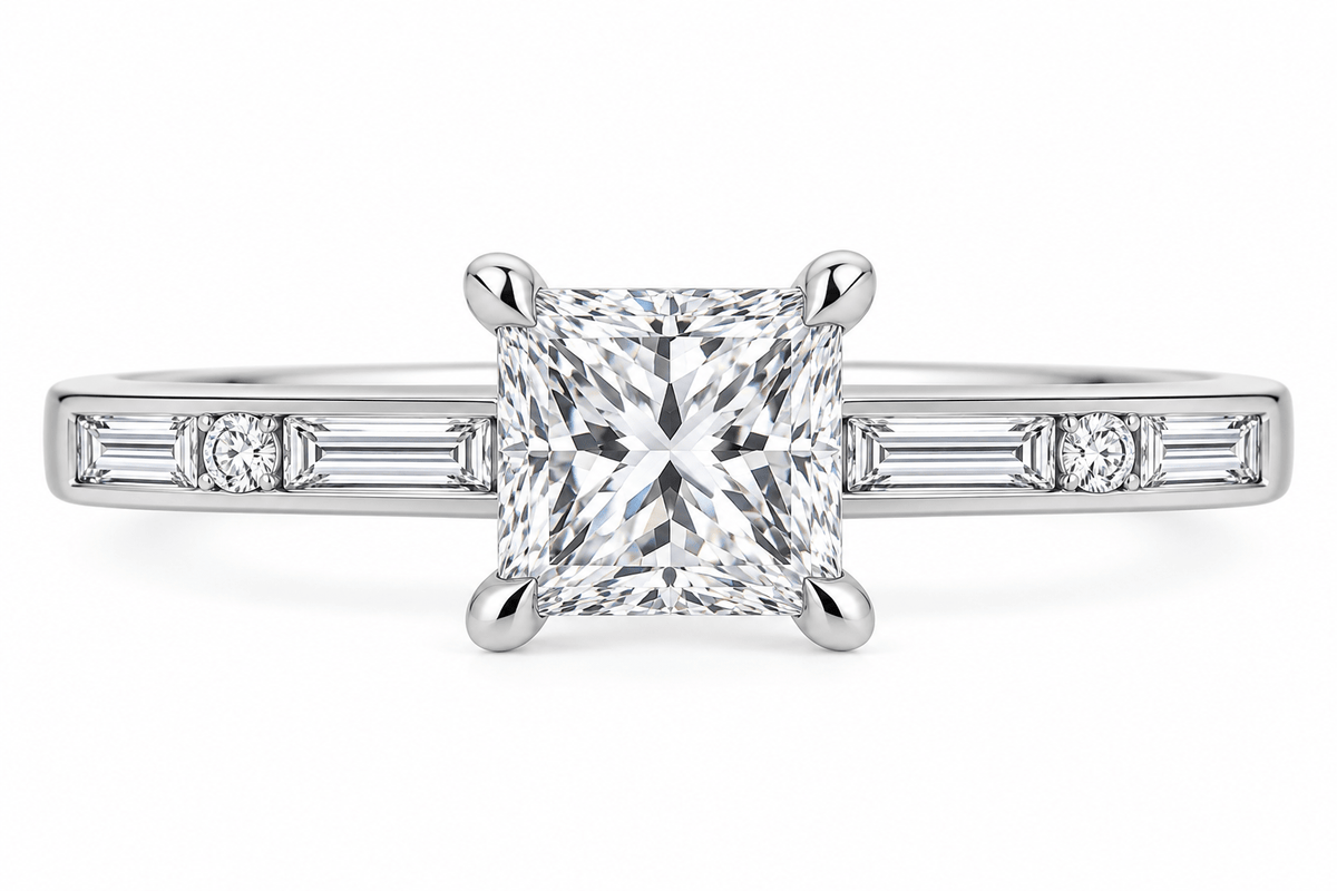 Princess Diamond Engagement Ring - Ministry of Gems®RingMinistry of Gems®