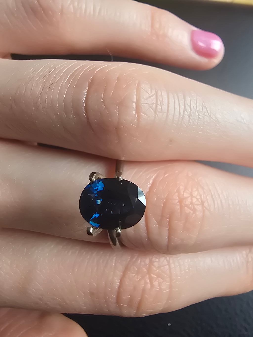 Blue Australian Sapphire 1.97ct Oval