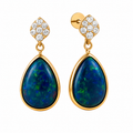 Black Opal Earrings — Ministry of Gems exclusive design