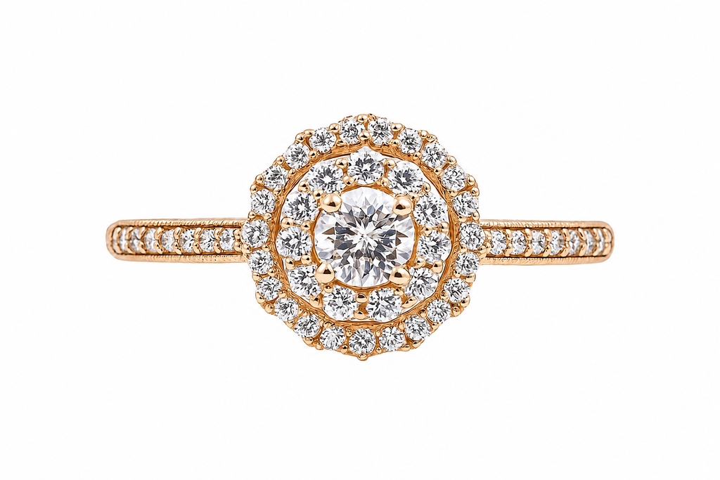 Orchid Diamond Gold Ring — Ministry of Gems