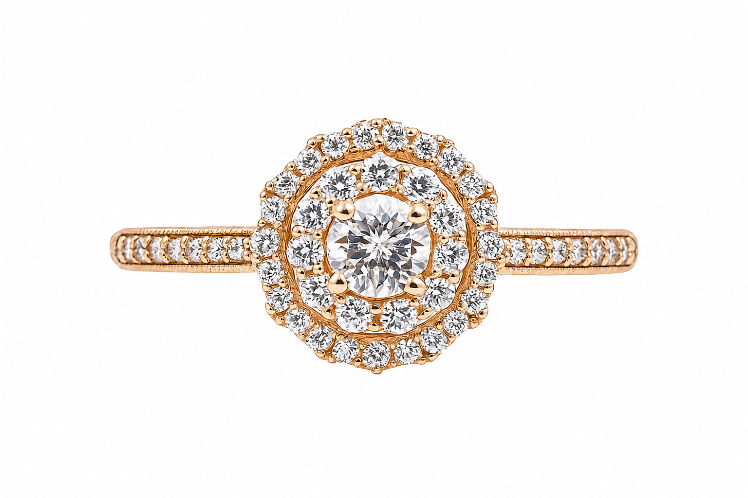 Orchid Diamond Gold Ring — Ministry of Gems