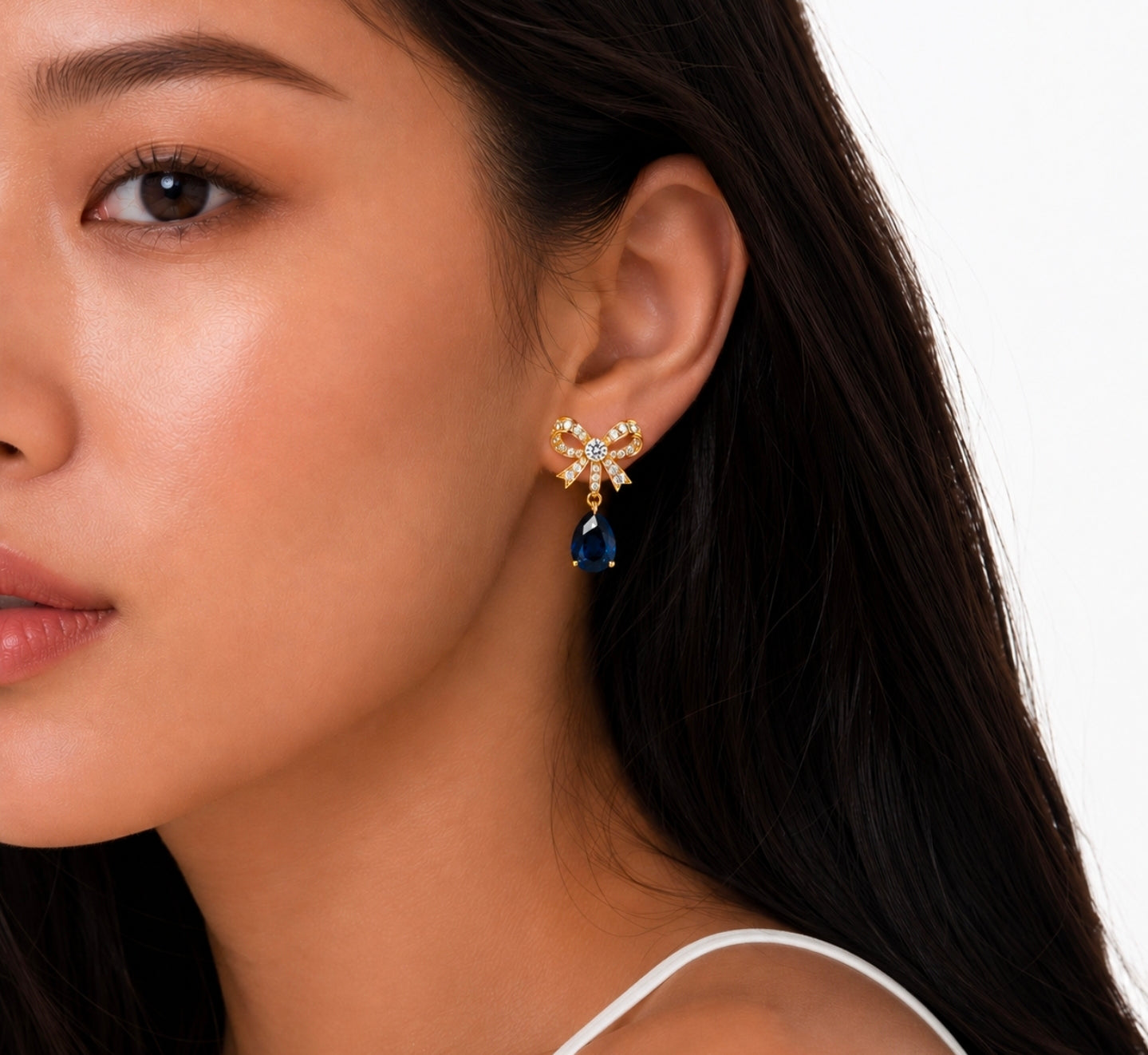 Empress Sapphire Tassel Earrings — Ministry of Gems exclusive design