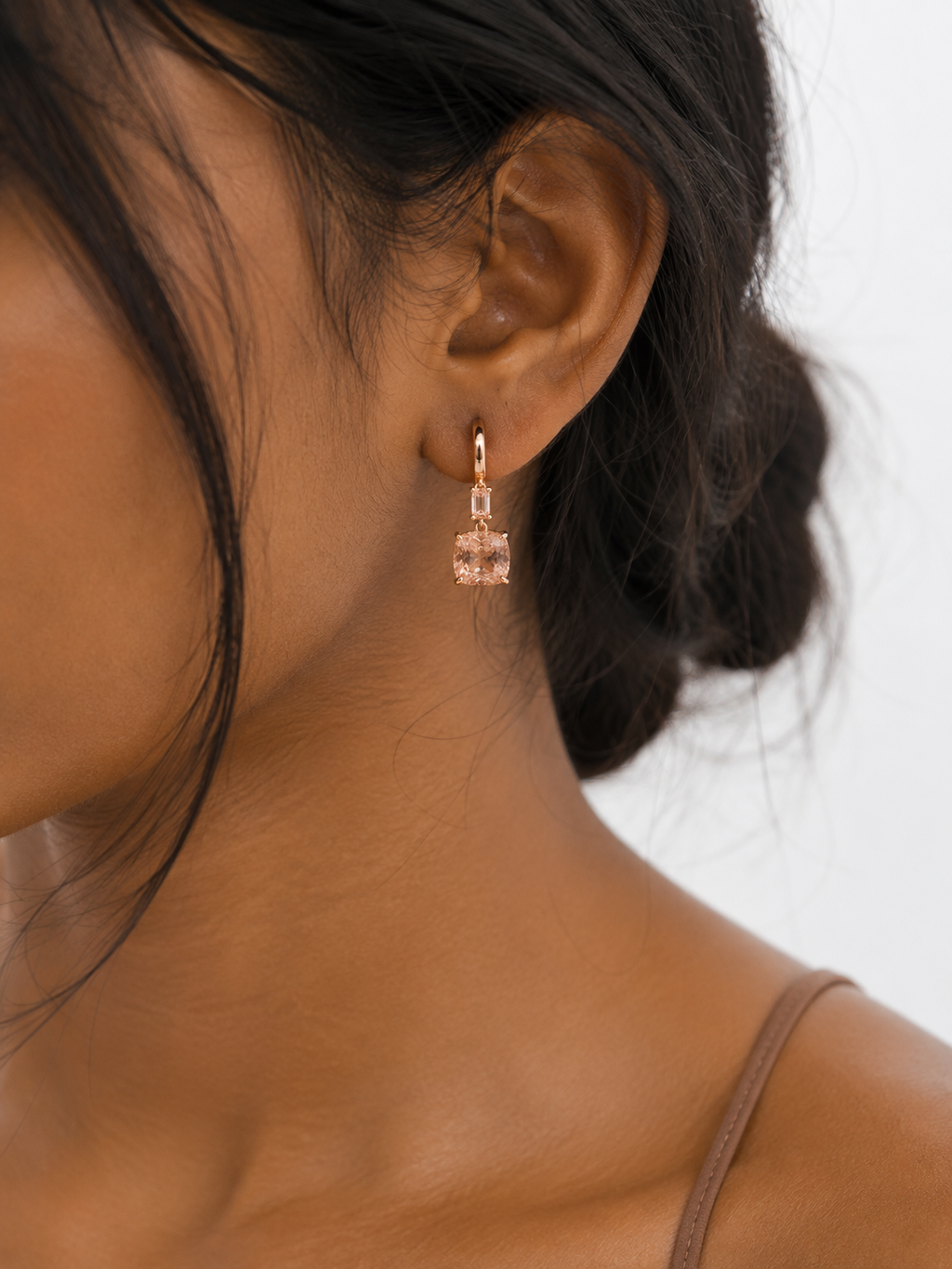 Morganite Earrings II — Ministry of Gems exclusive design