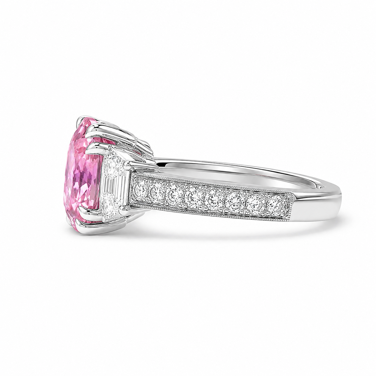 Pink Sapphire Ring — Ministry of Gems exclusive design