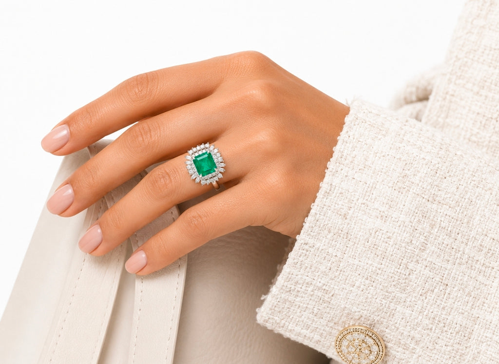 Emerald Ballerina Ring — Ministry of Gems