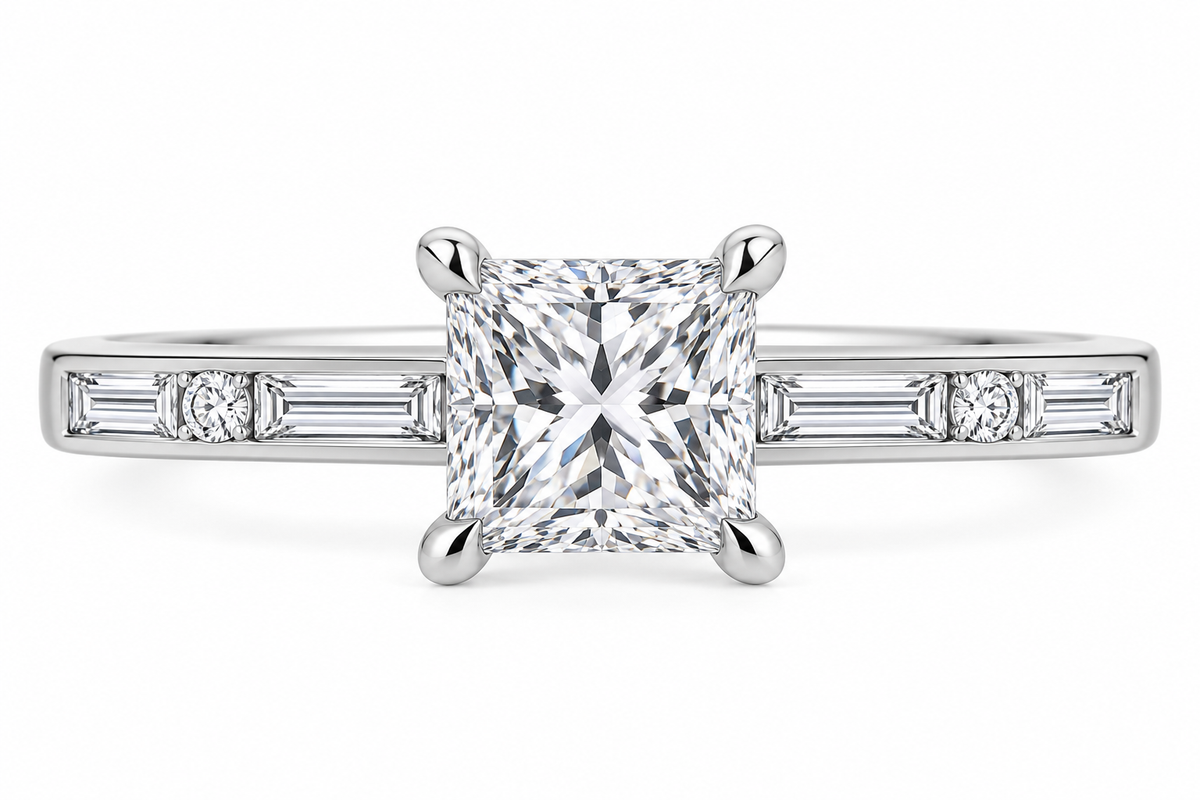 Princess Diamond Engagement Ring