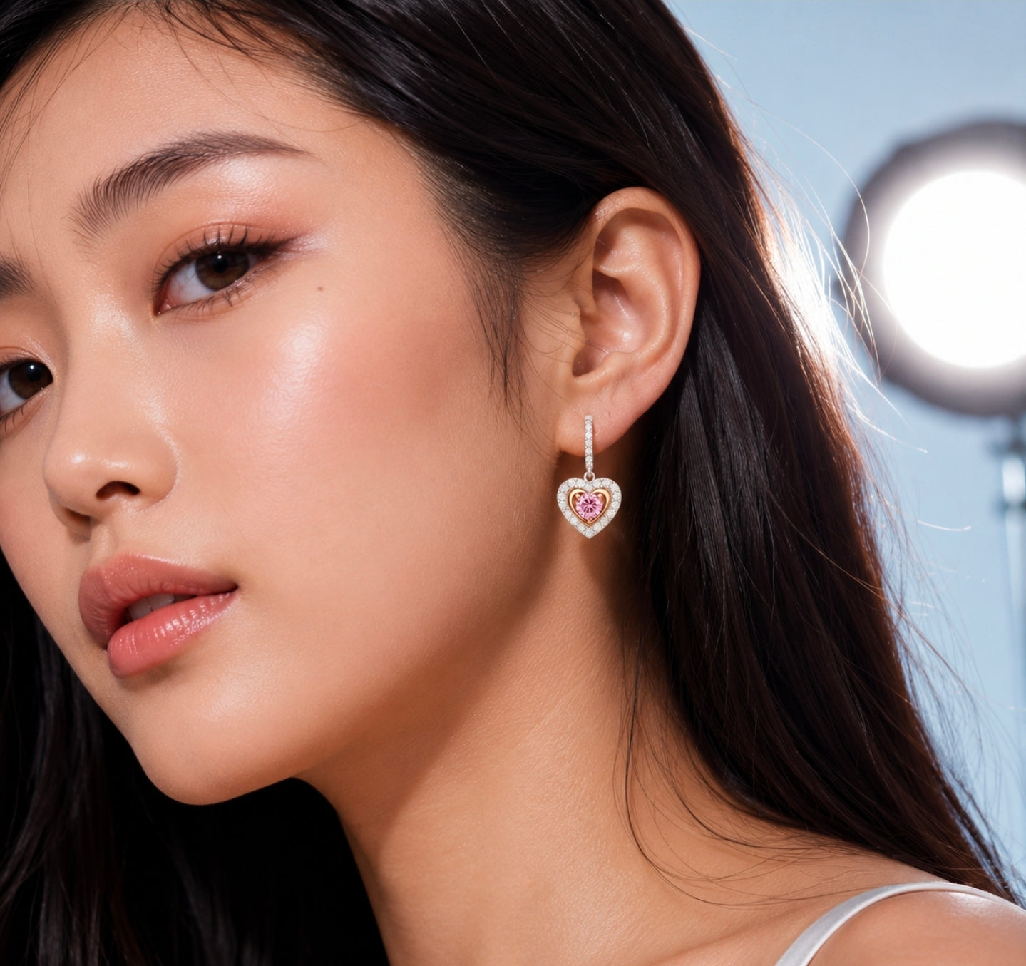 Pink Diamond Fantasy Earrings — Ministry of Gems exclusive design