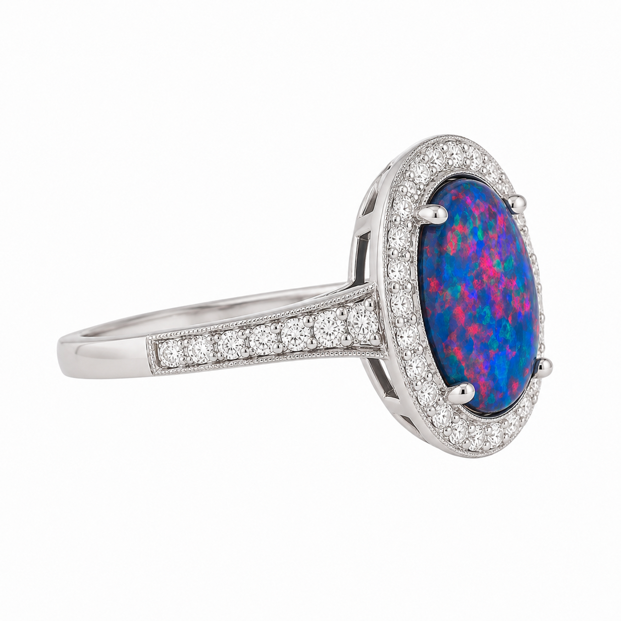 Australian Opal Ring — Ministry of Gems exclusive design