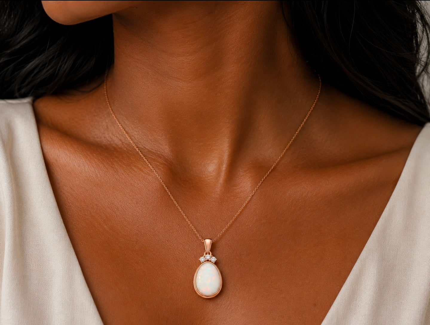 Crowned Opal Pendant — Ministry of Gems exclusive design