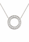 Radiance — Rainbow Sapphire Circle Pendant — Ministry of Gems