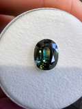 Teal Australian Sapphire 1.96ct Cushion