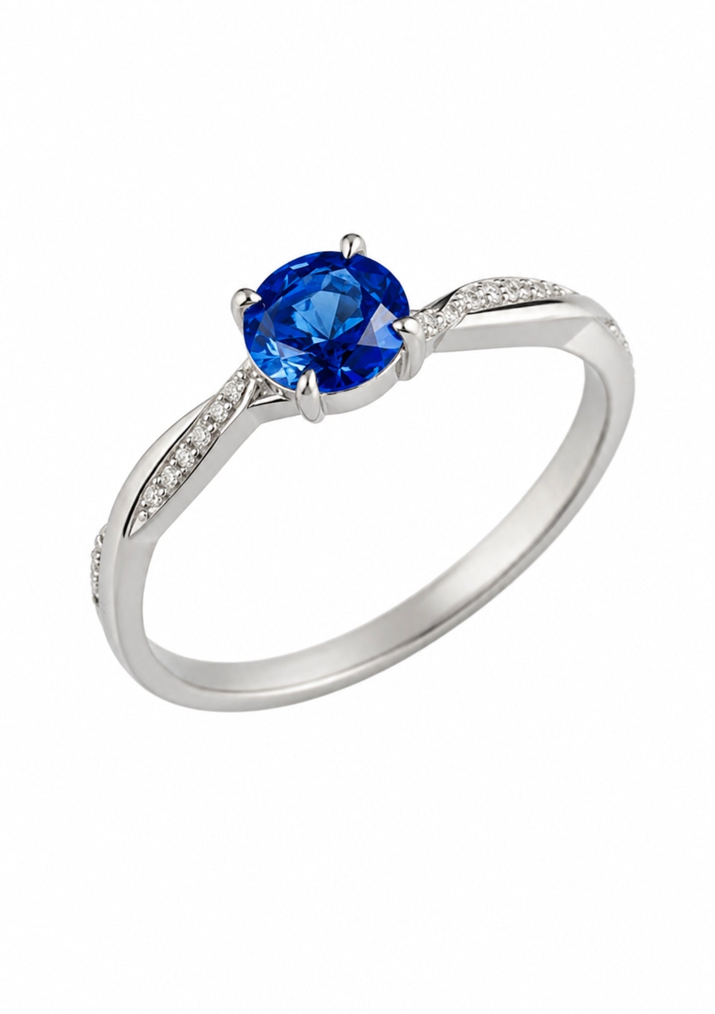 Opera — Sapphire Twist Ring — Ministry of Gems