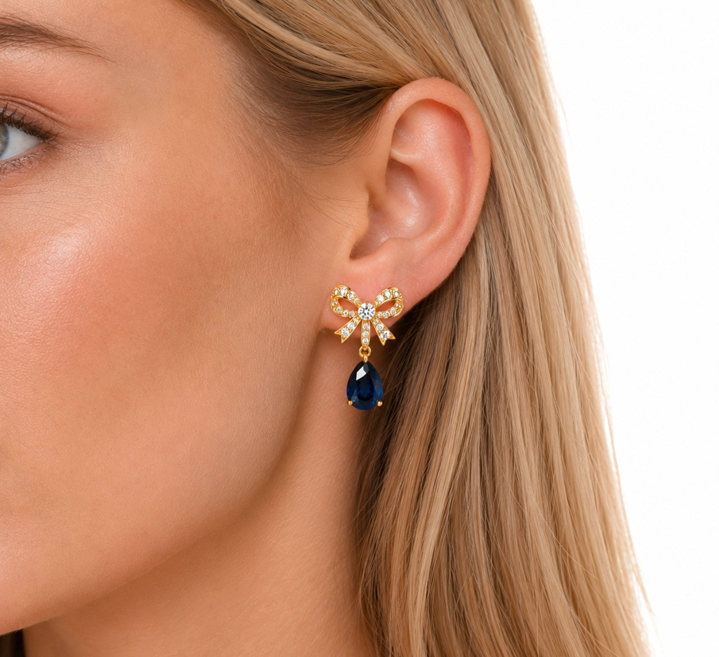 Empress Sapphire Tassel Earrings — Ministry of Gems exclusive design